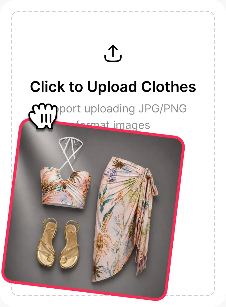 Clothing reference images for virtual try-on